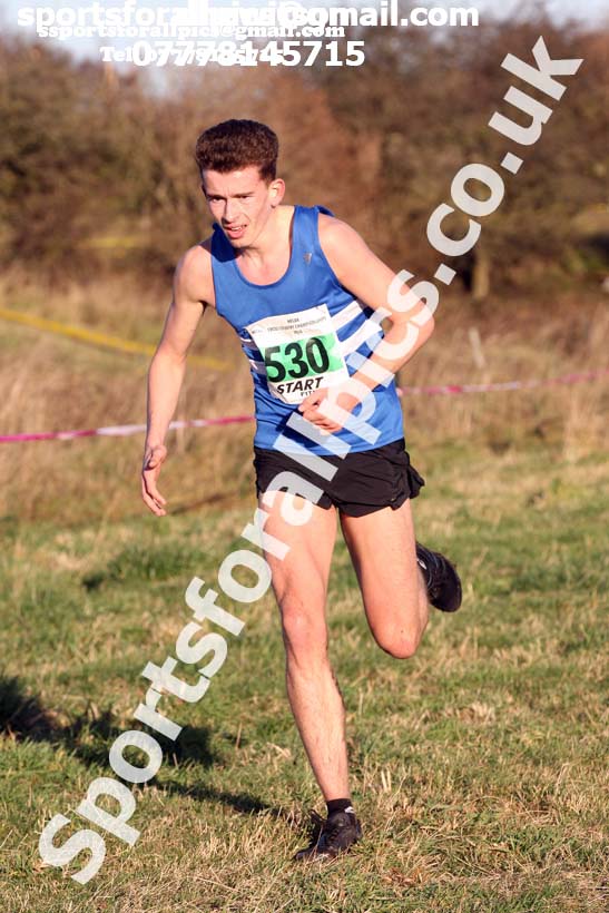 Mens under-20s North Eastern Cross Country, 2018 Northern Cross Country Champs., Wrekenton, Gateshead. Photo:  David T. Hewitson/Sports for All Pics